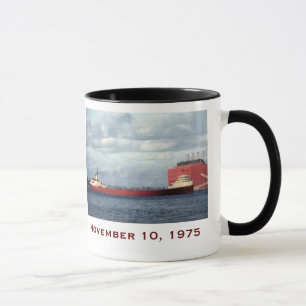 Caneca O Edmund Fitzgerald com Nomes da Tripulação
