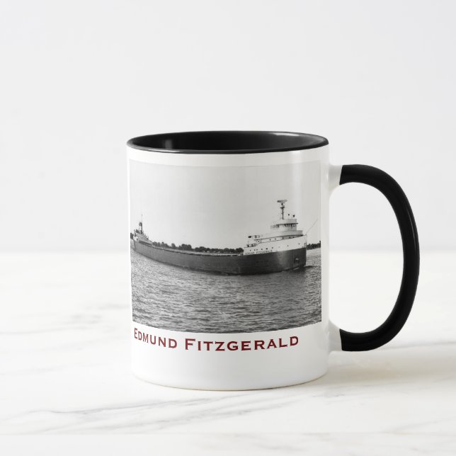 Caneca O Edmund Fitzgerald com nomes do grupo (Direita)