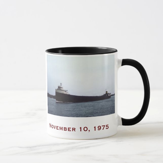 Caneca O Edmund Fitzgerald com nomes do grupo (Direita)
