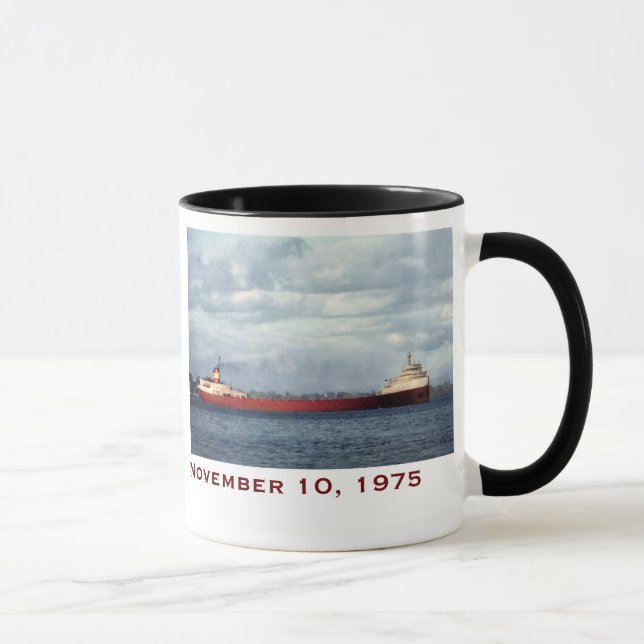 Caneca O Edmund Fitzgerald com nomes do grupo (Direita)