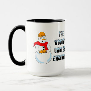 Caneca O Engenheiro Mais Legal Homem de Neve