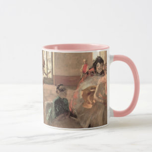 Caneca O Ensaio por Edgar Degas, Arte de Balé Antigo