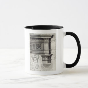 Caneca O Entablature gótico