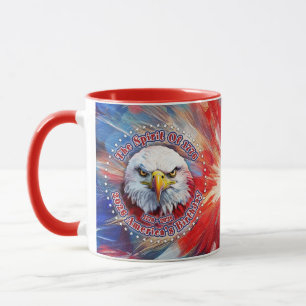 Caneca O Espírito De 1776, 2026 Águia Vermelha de Fogo da