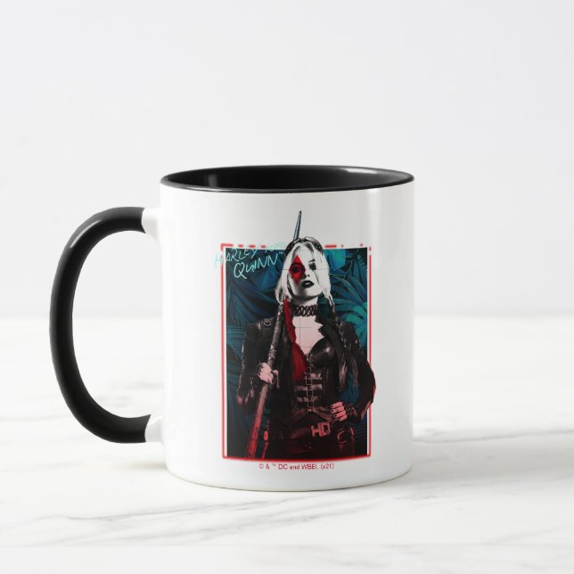 Caneca O Esquadrão Suicida | Harley Quinn & Green Ferns (Esquerda)
