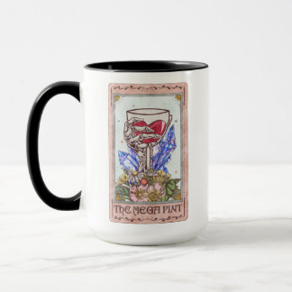 Caneca O Esqueleto Engraçado da Placa Mega Pint Tarot