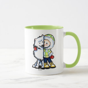 Caneca O esquimó beija o inverno