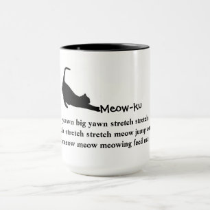 Caneca O estresse: Mug de Gato Meow-ku