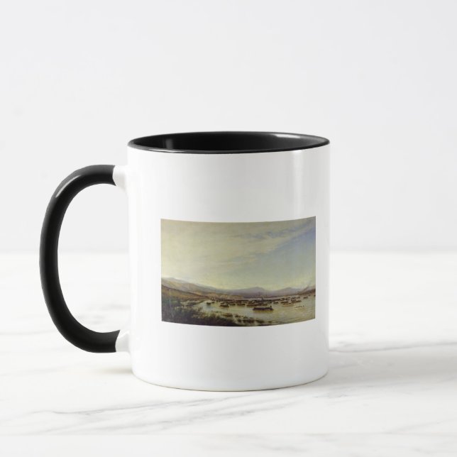 Caneca O exército do russo que cruza o Danúbio (Esquerda)