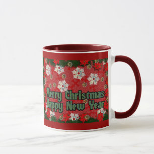 Caneca O feliz ano novo do Feliz Natal