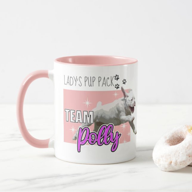 Caneca O Filhote de cachorro Embalagem da senhora - (Com Donut)