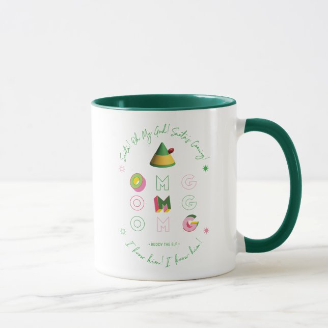 Caneca O Filme Elf | Santa OMG (Direita)