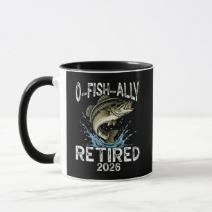 Caneca O-Fish-Ally Aposentado 2026 Humor Engraçado