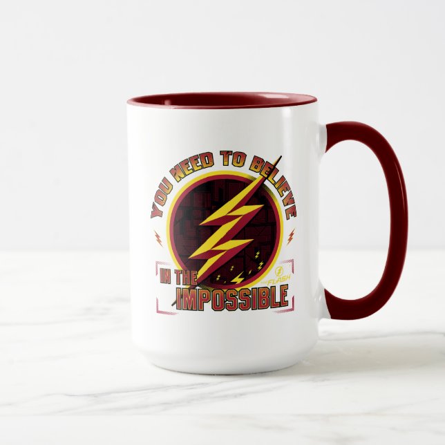 Caneca O Flash | É Necessário Acreditar No Impossível (Direita)