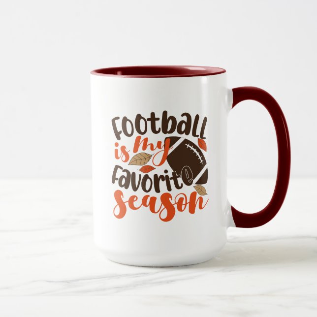 Caneca O futebol é a minha sessão favorita (Direita)