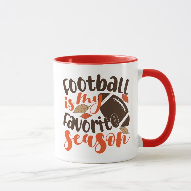 Caneca O futebol é a minha sessão favorita (Direita)