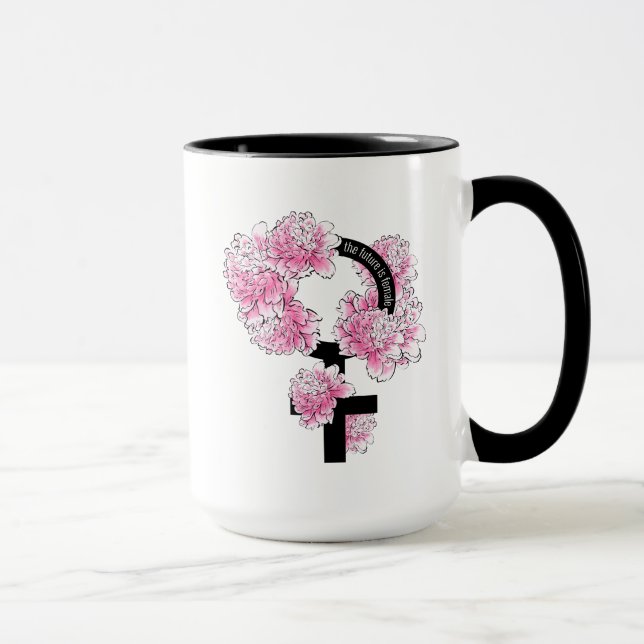 Caneca O futuro é feminino (Direita)