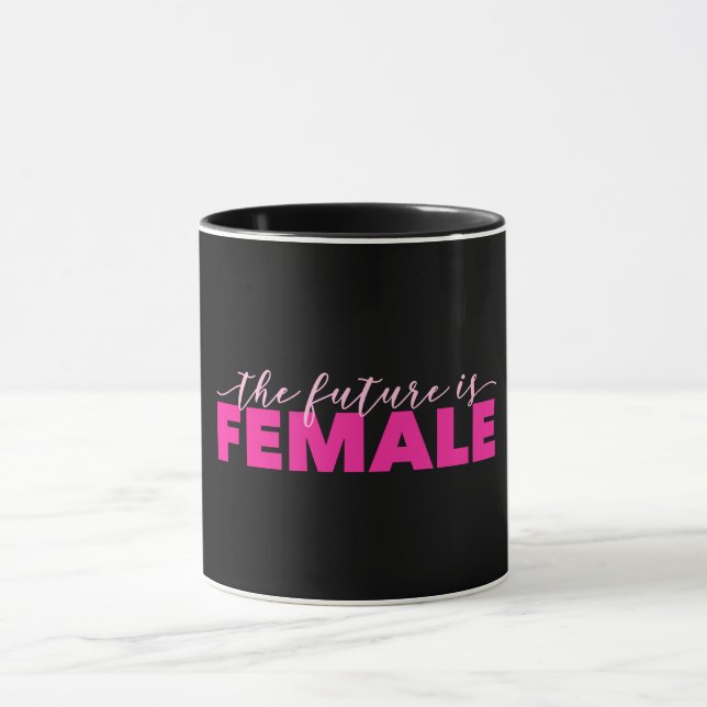 Caneca O Futuro é Mulher 11 oz Combo Mug (Centro)