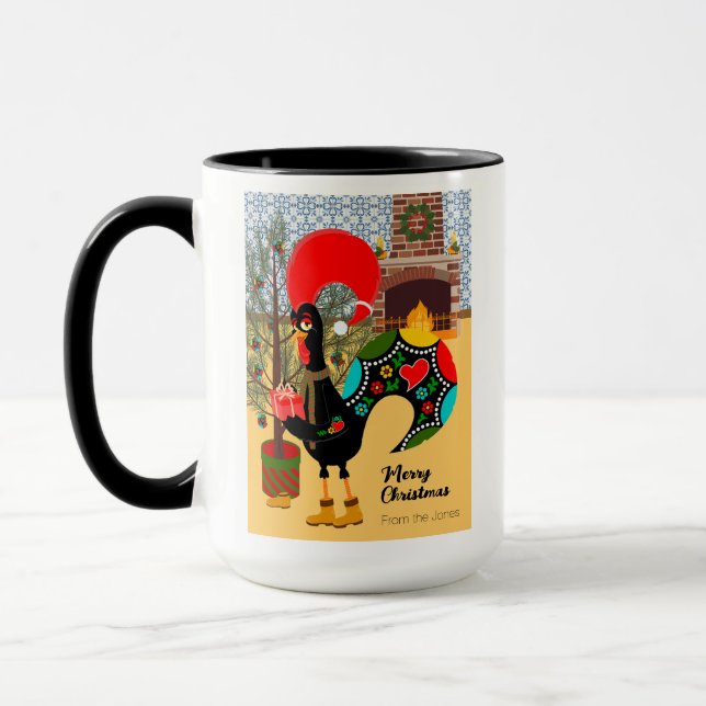 Caneca O galo português e a alegria de dar (Esquerda)