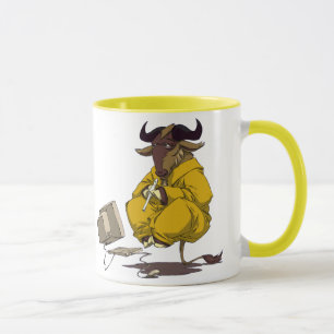 Caneca O Gnu meditate levitate