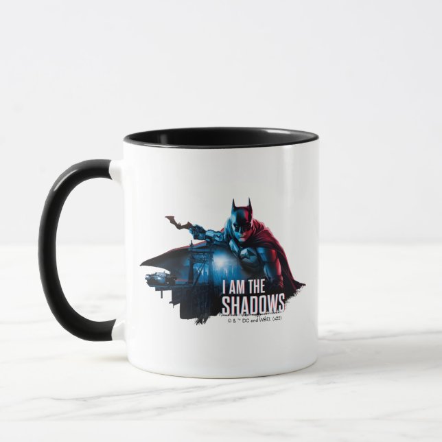 Caneca O Gráfico do Personagem Batman - Eu Sou As Sombras (Esquerda)