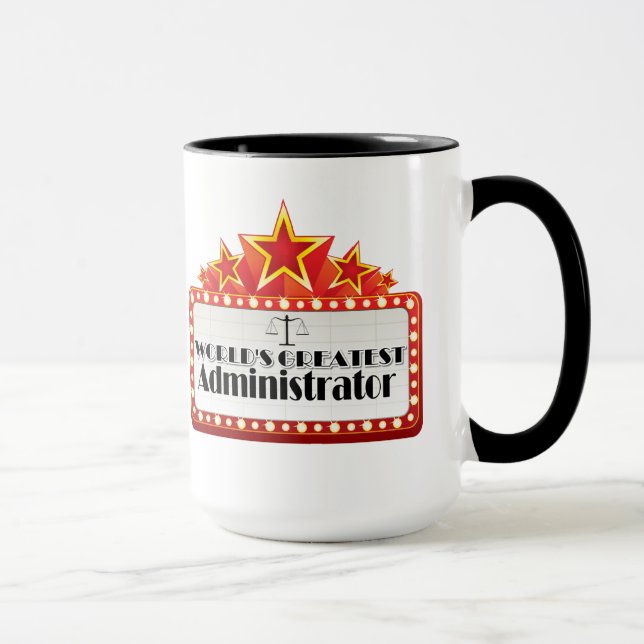 Caneca O grande administrador do mundo (Direita)