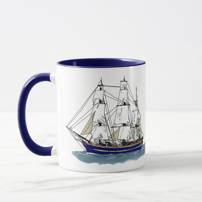 Caneca O Grande Azul - Navio Alto (Esquerda)
