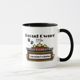 Caneca O grande Caucasian Ovcharka do mundo orgulhoso do