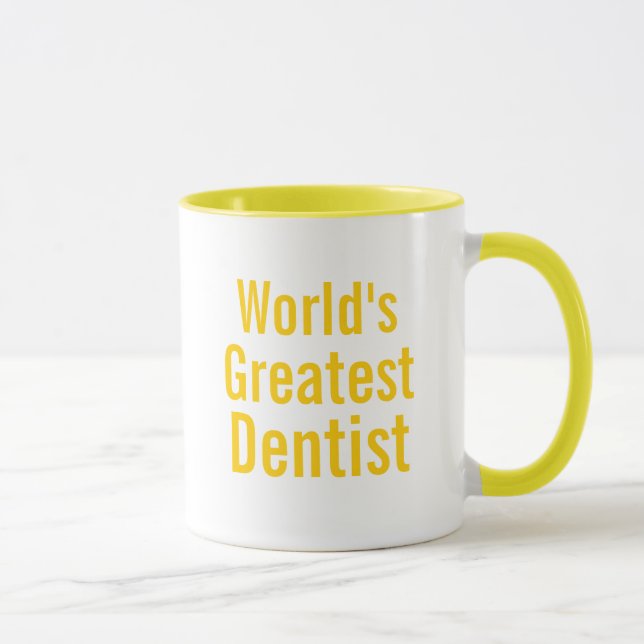 Caneca O grande dentista dos mundos (Direita)