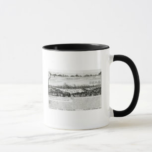 Caneca O grande fogo de Londres em 1666