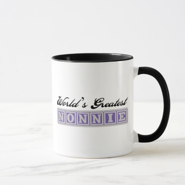Caneca O grande Nonnie do mundo (Direita)