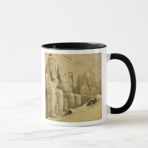 Caneca O grande templo de Abu Simbel, Nubia, de "Egipto
