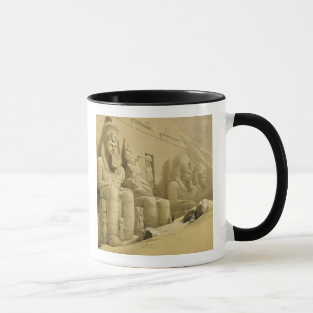 Caneca O grande templo de Abu Simbel, Nubia, de "Egipto (Direita)