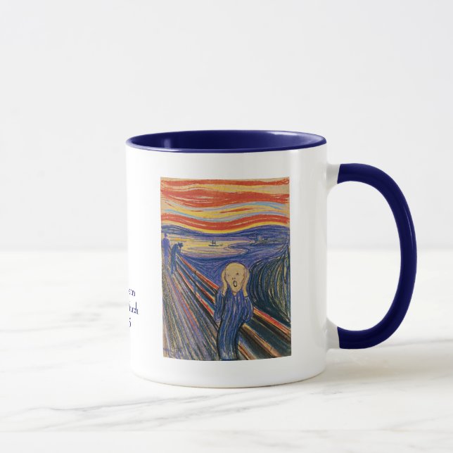 Caneca O gritar por Edvard Munch (Direita)