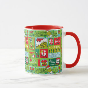 Caneca O Grpolegadas   12 dias de padrão Grinchmas