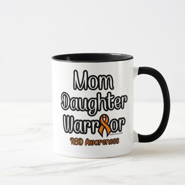 Caneca O guerreiro da filha da mãe...RSD (Direita)