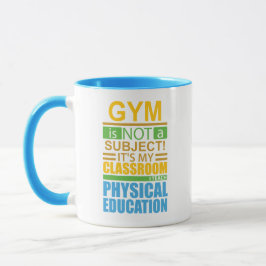 Caneca O Gym não é um assunto