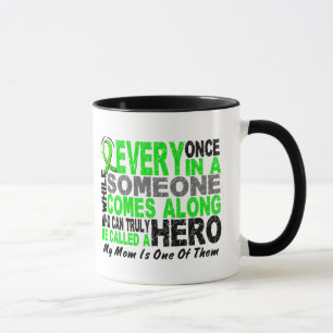 Caneca O HERÓI de Non-Hodgkins do linfoma VEM AVANTE 1