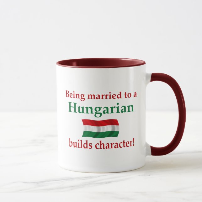 Caneca O Hungarian constrói o caráter (Direita)