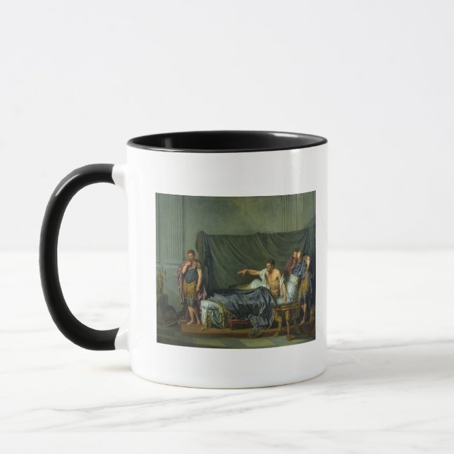 Caneca O imperador Severus que repreende seu filho (Esquerda)