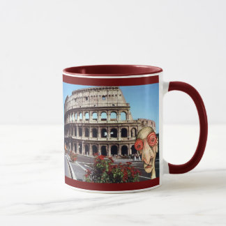 Caneca O Insomniac visita Roma Colisseum