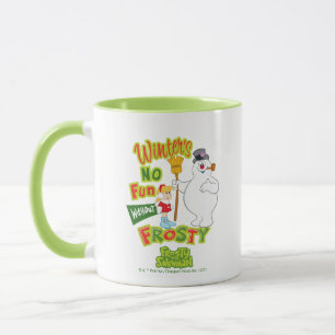 Caneca O inverno não se diverte sem o Snowman™ congelado