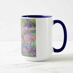 Caneca O jardim da íris em Giverny Claude Monet legal,