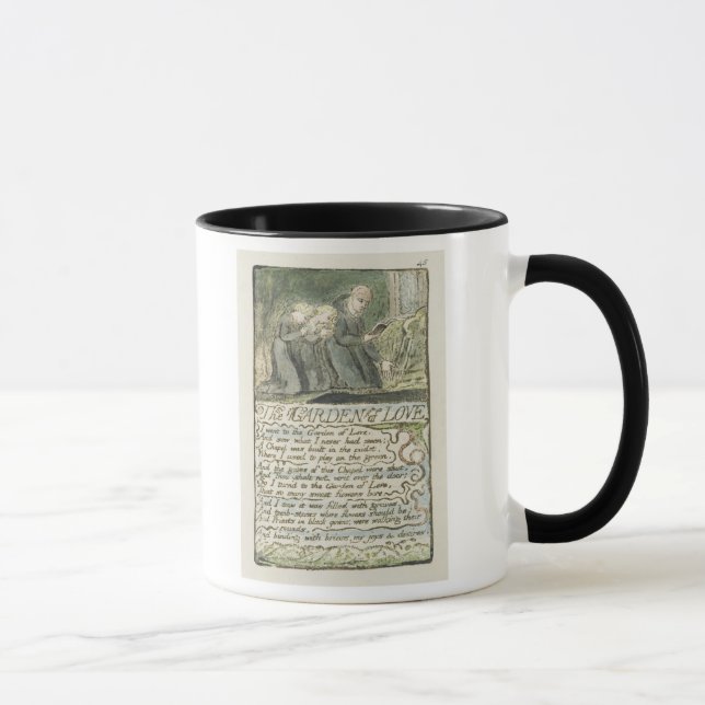 Caneca "O jardim do amor", chapeia 45 (Bentley 44) de ' (Direita)
