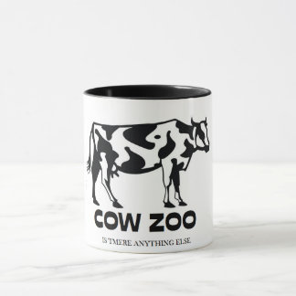 Caneca O jardim zoológico original engraçado da vaca é