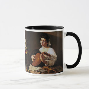 Caneca O jogador do alaúde, Caravaggio
