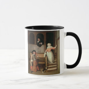 Caneca O jogador do violoncelo, c.1700 (óleo em canvas)
