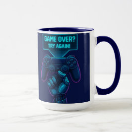 Caneca O Jogo Acabou? Tente De Novo! Futuro Jogador Mug