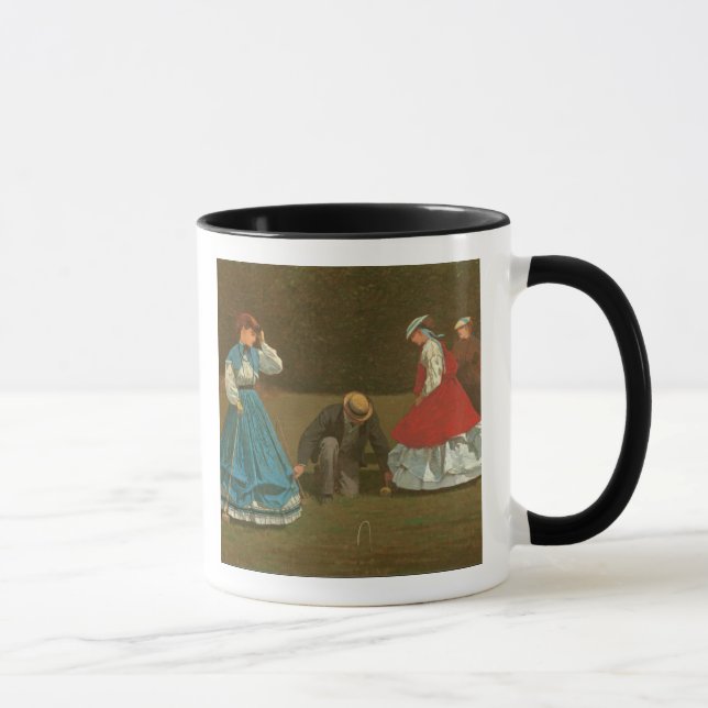Caneca O jogo do croquet, 1866 (óleo em canvas) (Direita)