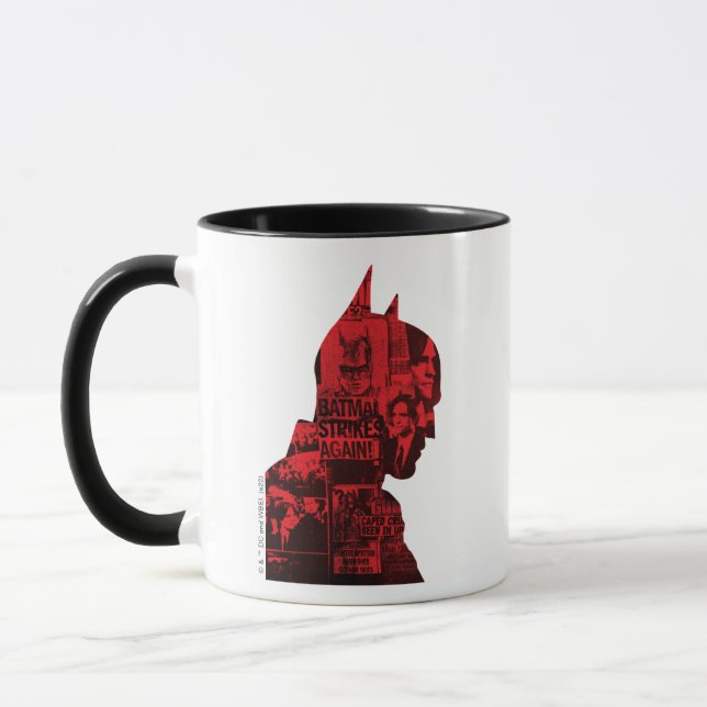 Caneca O jornal Batman Silhouette (Esquerda)